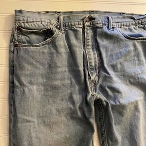 Levis 505 Straight Leg Regular Fit Jeans 40x30